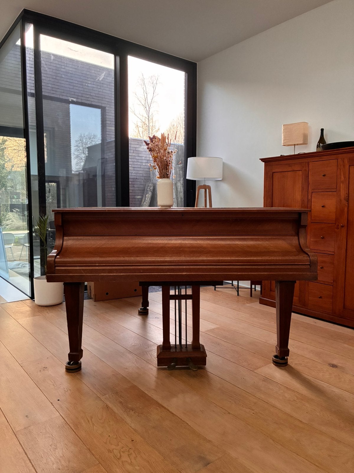 Piano à queue Erard, Musique & Instruments, Enlèvement, Utilisé, Brun, À queue