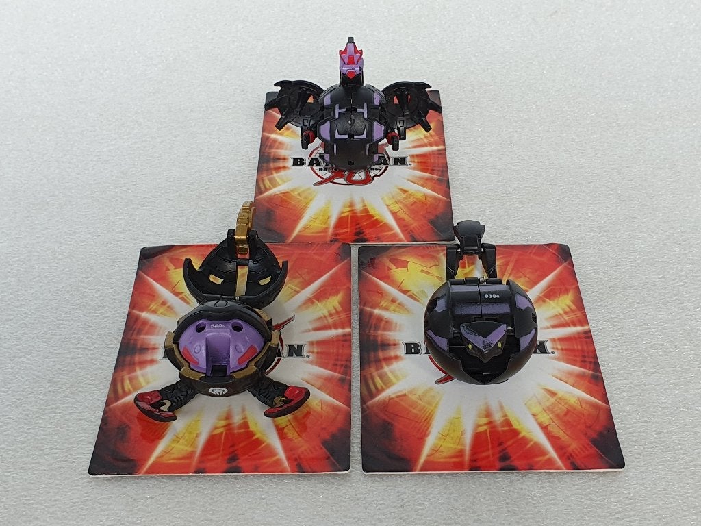 Lot van 3 Bakugan Darkus, Enlèvement ou Envoi, Utilisé