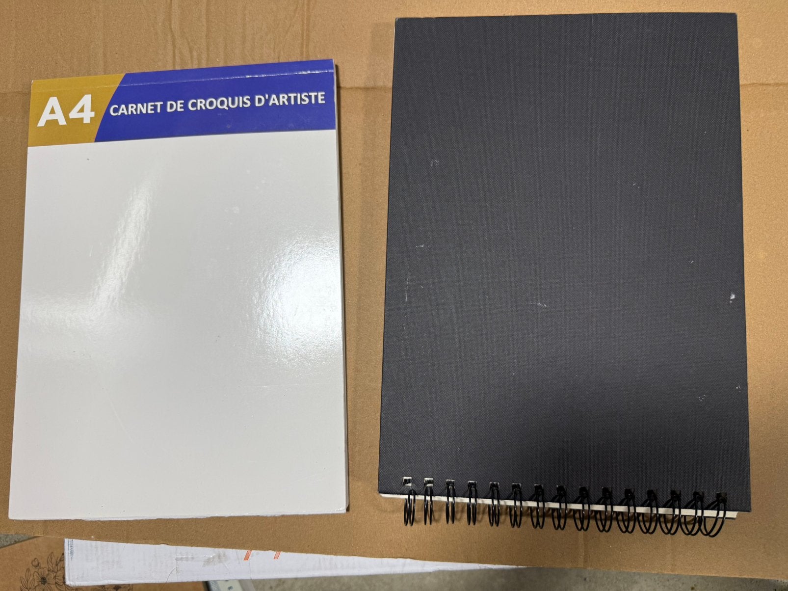 Logboek en schetsboek, Ophalen, Zo goed als nieuw
