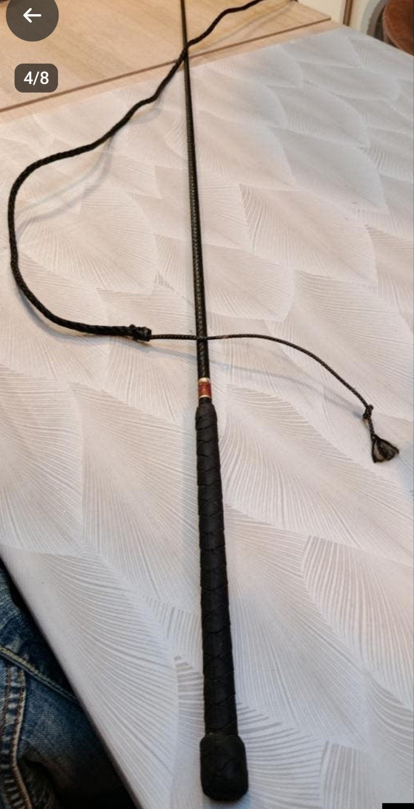Fouet d'attelage vintage Wonder Whip (1,70 m / 3,70 m total), Ophalen of Verzenden