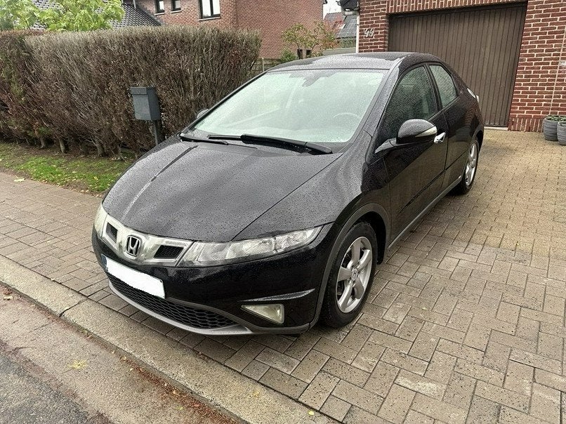 Honda Civic 1.4 benzine Sport euro5 gekeurd voor verkoop, Auto's, Euro 5, 135 g/km, Zwart, Bedrijf