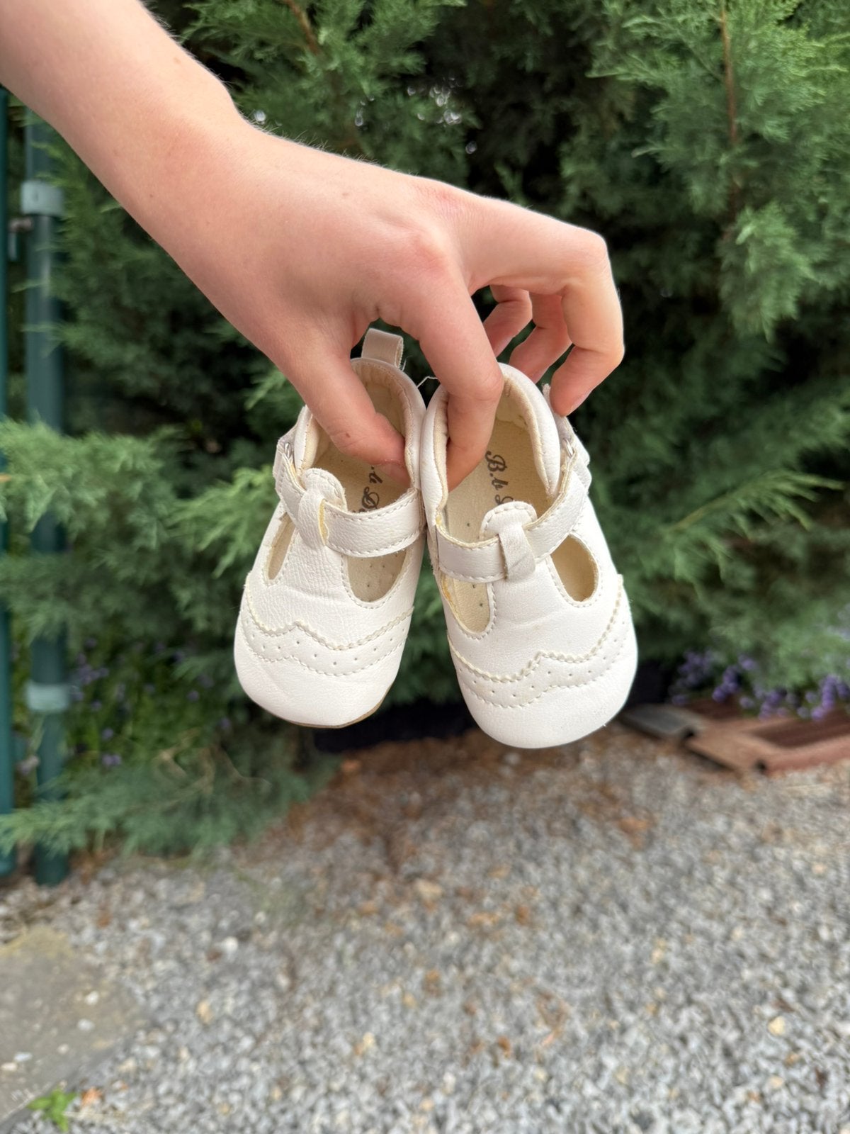 Chaussures bébé blanches cérémonie, Envoi, Utilisé