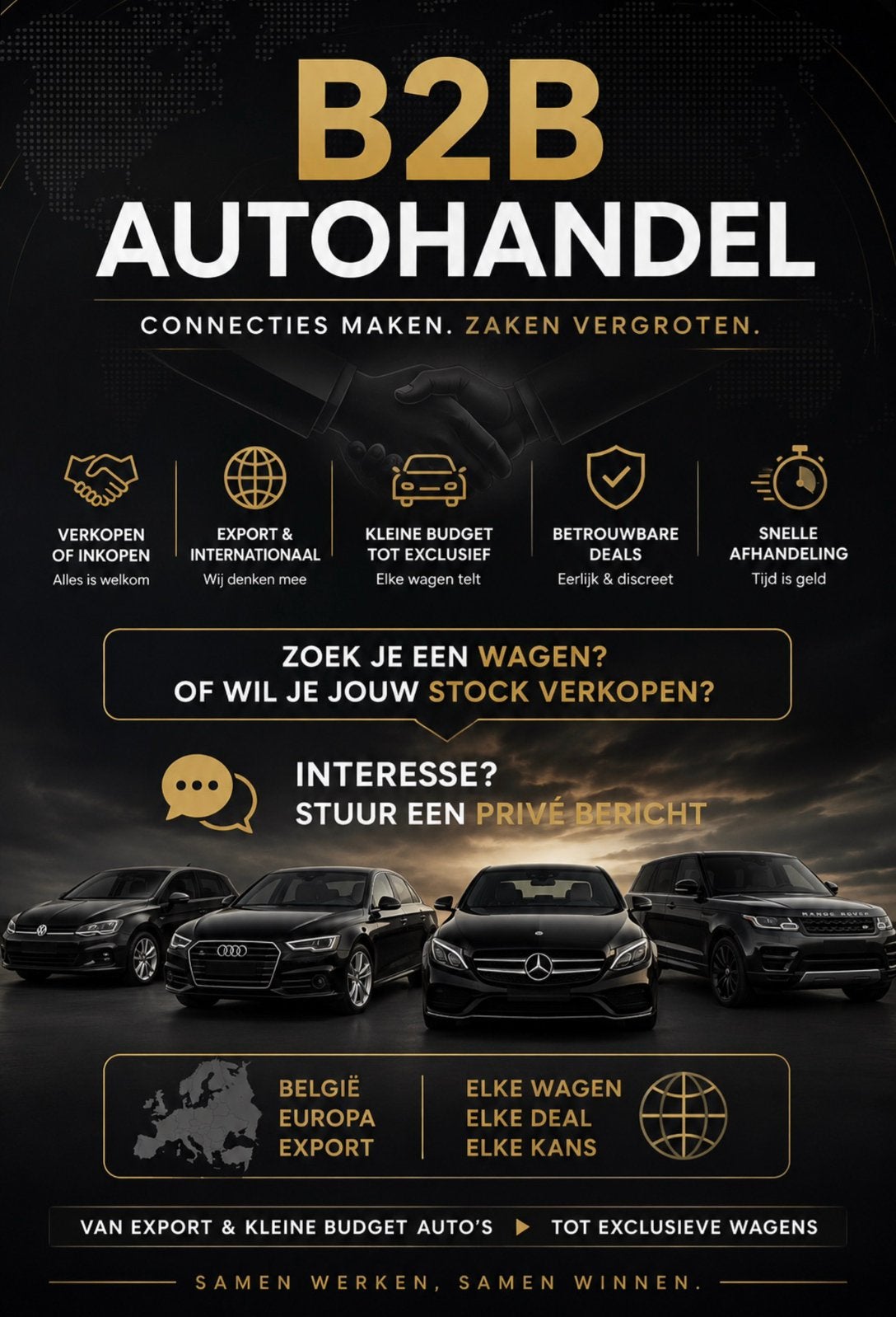 B2B Autohandel – Elke Wagen, Elke Deal (INKOOP EN VERKOOP)