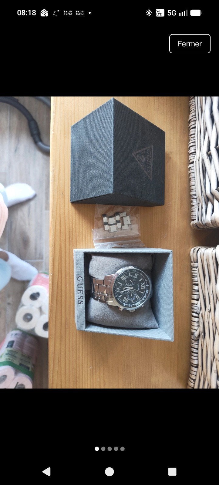 montre pour homme est une Guess Horizon (modèle W0379G1, Bijoux, Sacs & Beauté, Montres | Femmes, Enlèvement ou Envoi, Guess