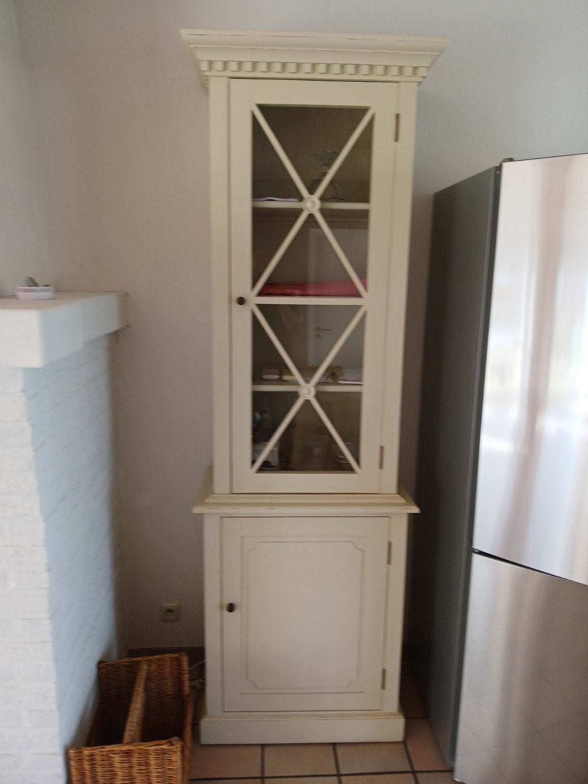 vitrine kast, Ophalen