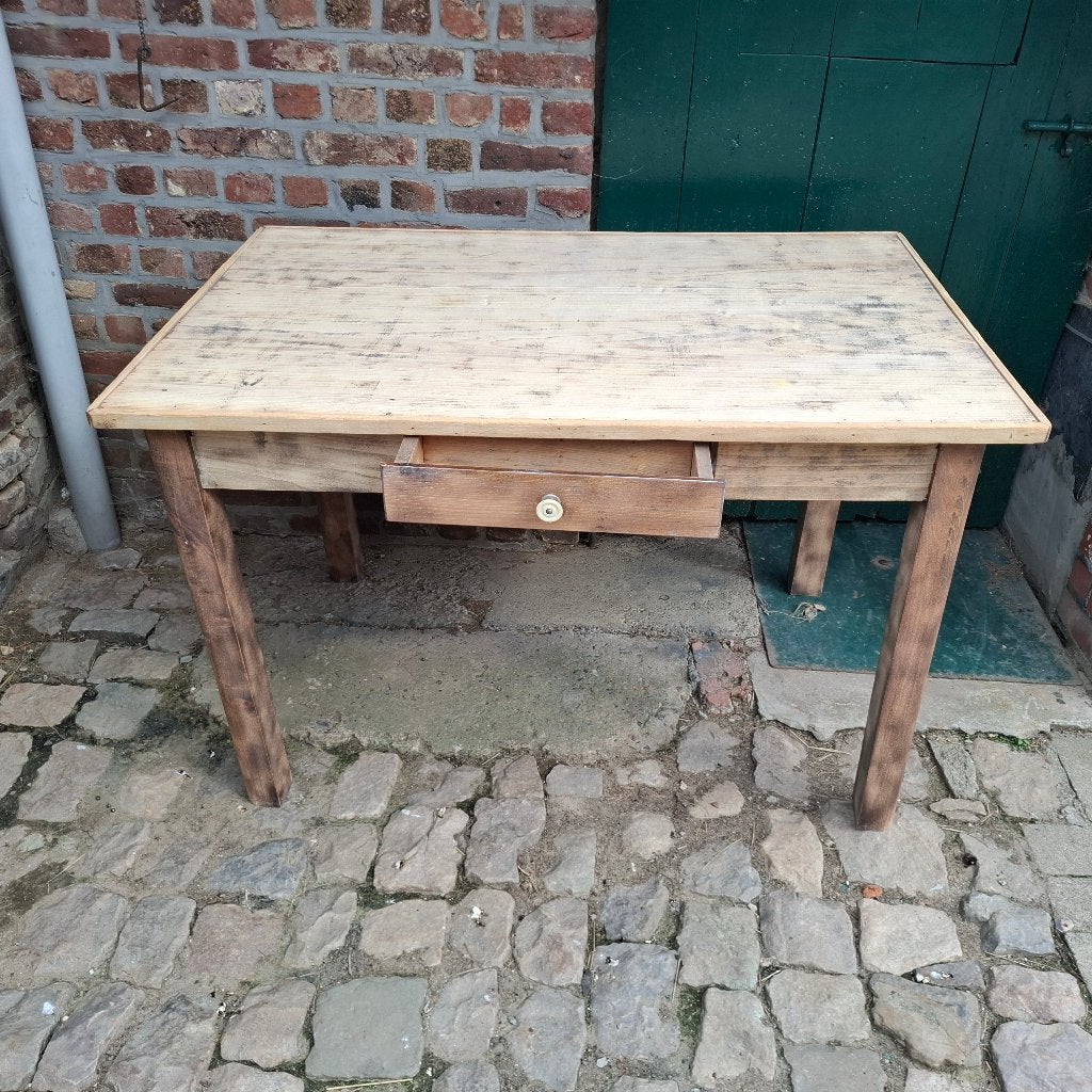 Belle table de ferme française 119/78/78, Enlèvement