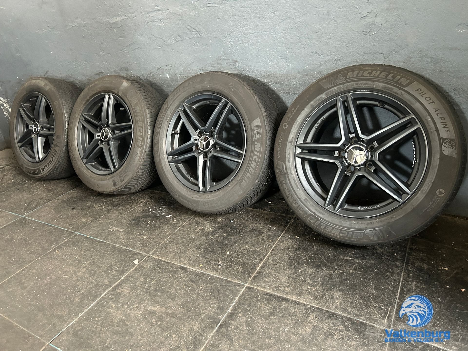 5-6mm! Mercedes Vito V-klasse W447 EQV TPMS 17 inch zwarte v, Auto-onderdelen, Banden en Velgen, -, -, Banden en Velgen, 17 inch