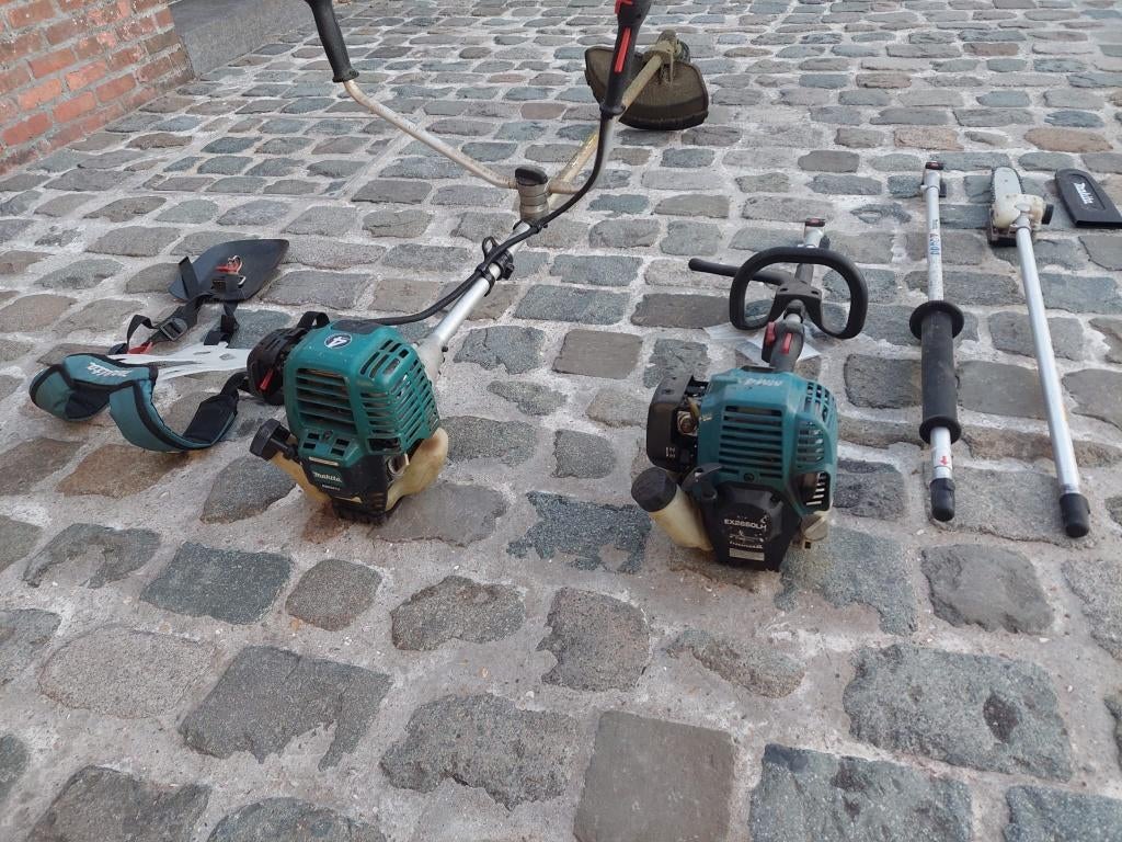 Makita bosbmaaier en Multimotor, Ophalen, Gebruikt