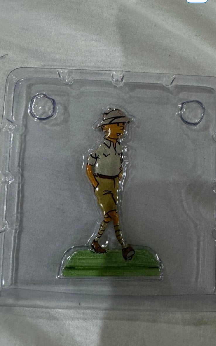Kuifje figuur tin. Op voetje Nieuw in de verpakking, Collections, Personnages de BD, Enlèvement ou Envoi, Tintin, Comme neuf