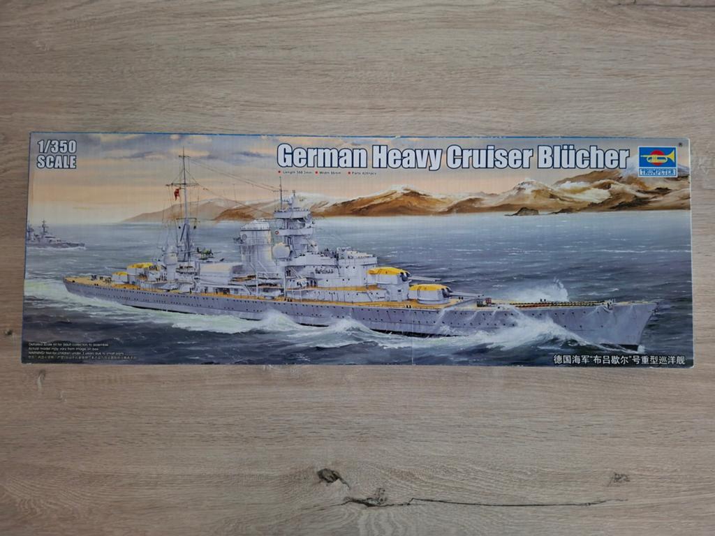 Trompette Heavy Cruiser Blücher 1/350, Hobby & Loisirs créatifs, Modélisme | Bateaux & Navires, Enlèvement ou Envoi, Neuf, 1:200 ou moins
