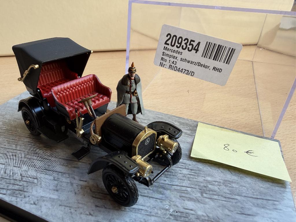 RIO - 6 modelautootjes 1/43, Ophalen of Verzenden, Zo goed als nieuw, Auto, Overige merken