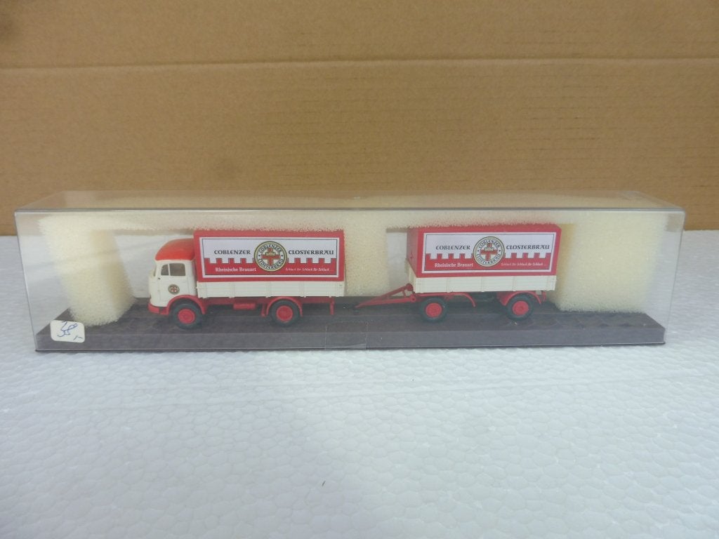 1:87 Brekina  Mercedes LP 328 Coblenzer Closterbräu bier, Hobby en Vrije tijd, Ophalen of Verzenden, Zo goed als nieuw, Bus of Vrachtwagen