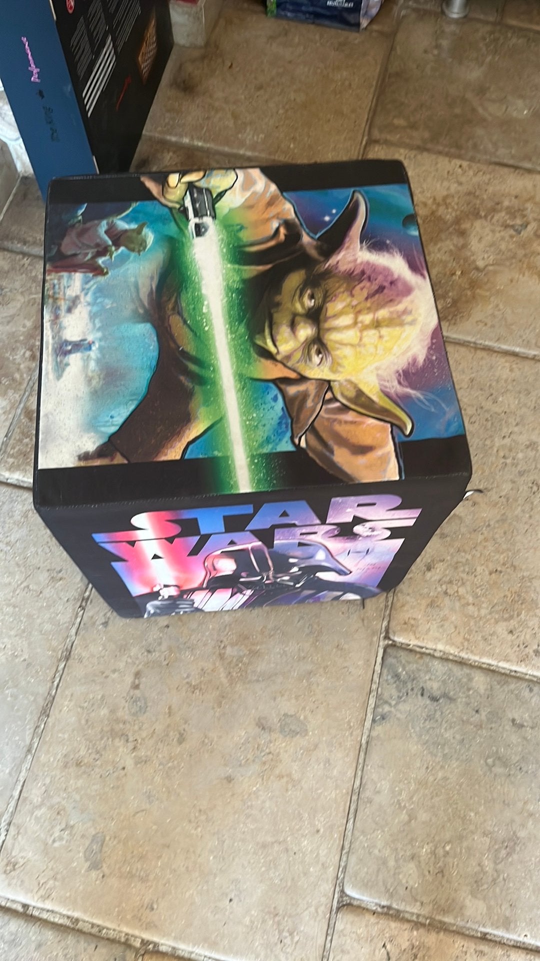 Star wars poef, Ophalen, Gebruikt, Vierkant, Stof