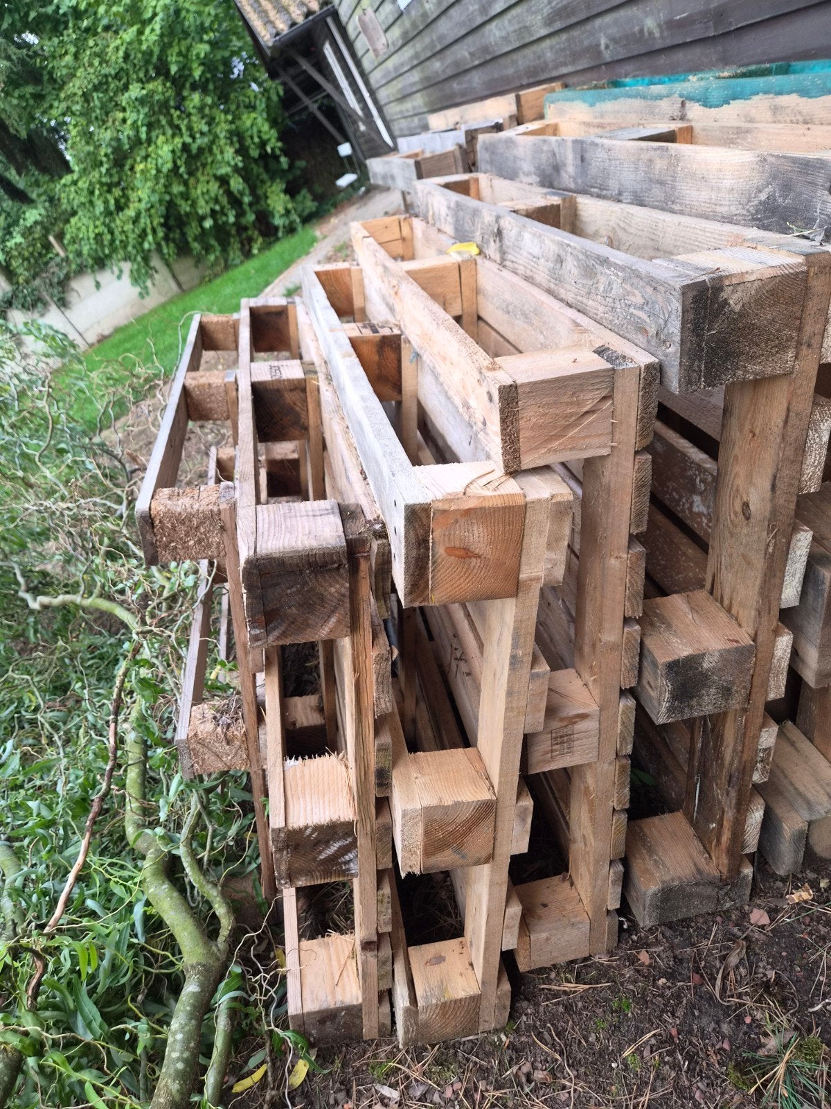 houten palletten, Doe-het-zelf en Bouw, Hout en Planken, Ophalen, Gebruikt, Pallet