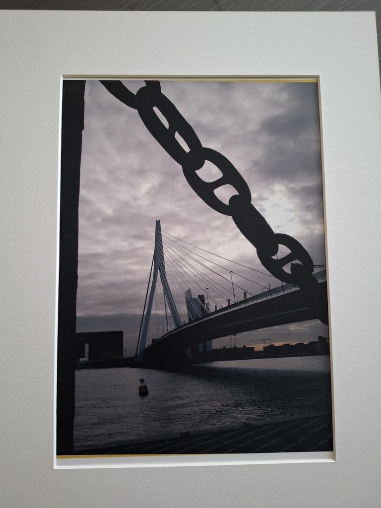 Maasbrug foto, Ophalen
