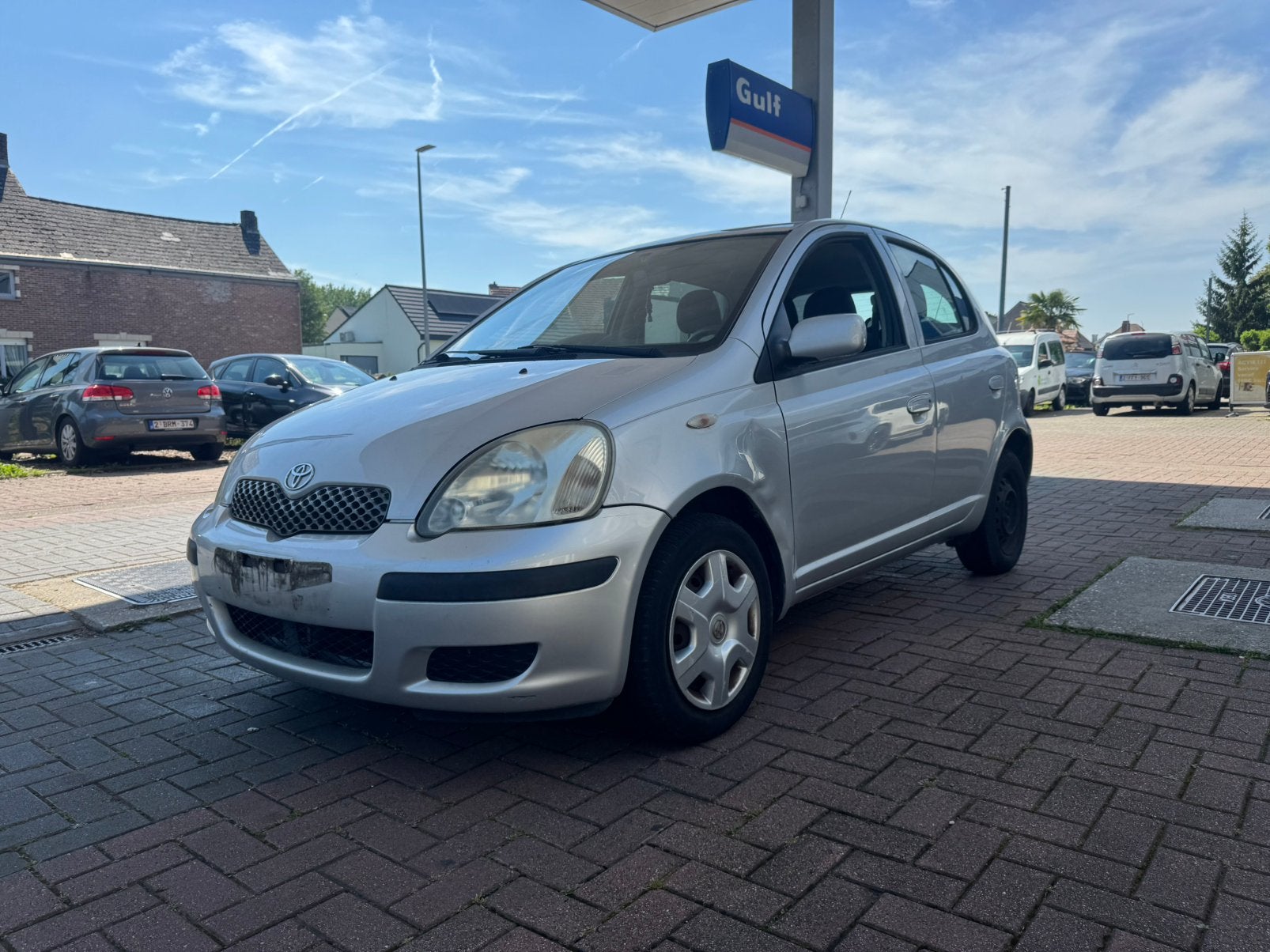 Toyota Yaris 1.0 - BENZINE - AUTOMAAT - 131.000km - 2005, Auto's, Toyota, Automaat, Stof, Zwart, 48 kW