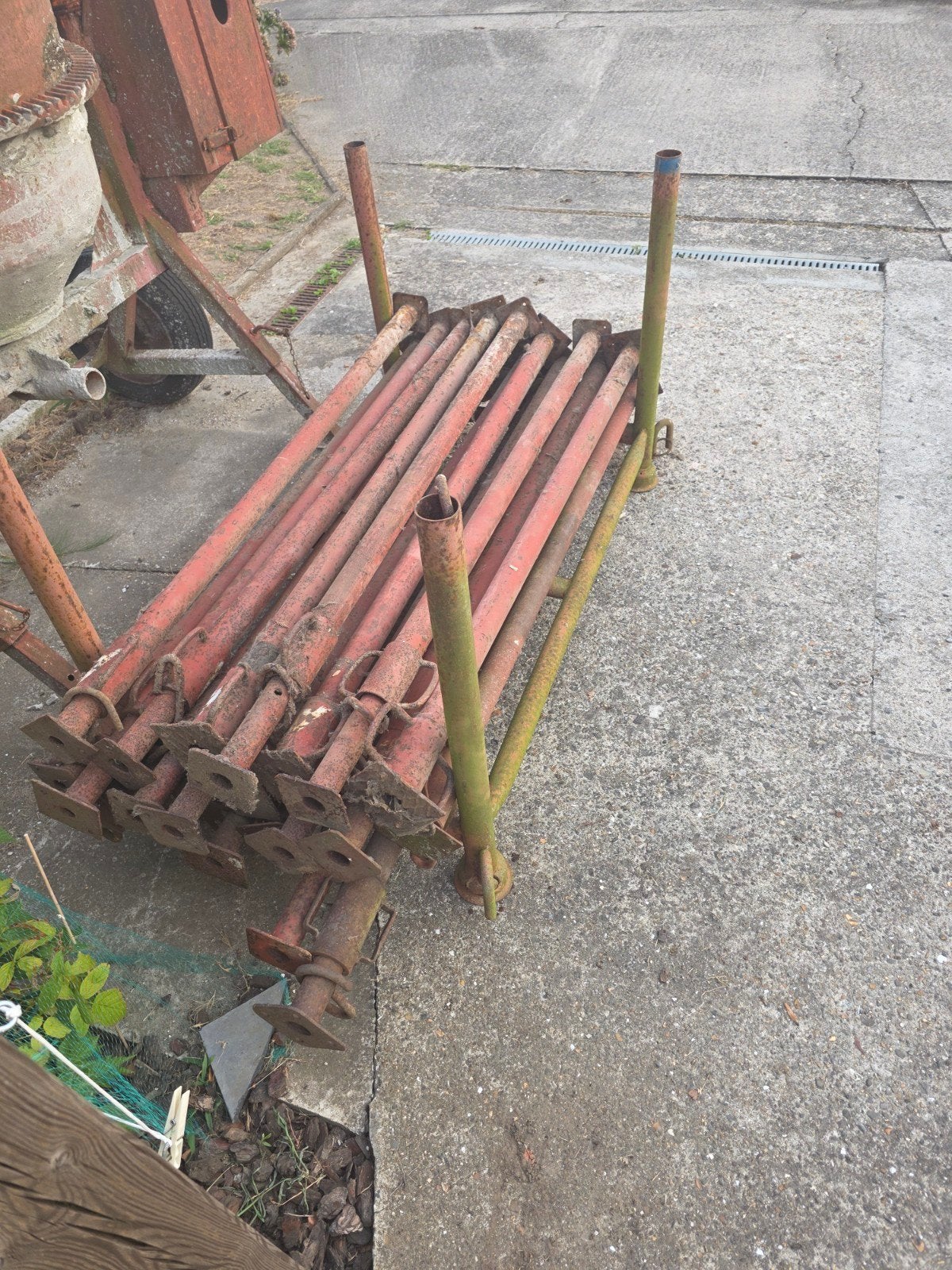 schoren, bouwsteunen., Doe-het-zelf en Bouw, Steigers, Ophalen, Gebruikt, Overige typen, Minder dan 2 meter