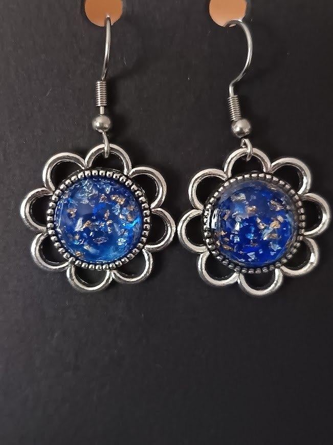Oorbellen, Handtassen en Accessoires, Ophalen of Verzenden, Nieuw, Blauw, Hangers