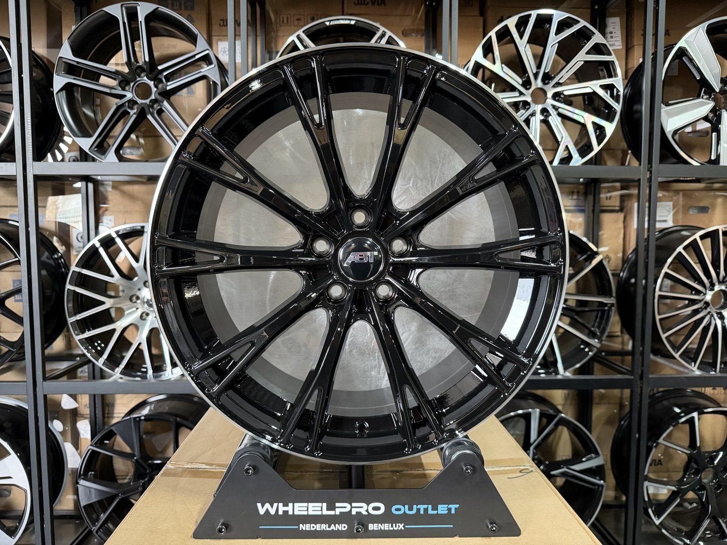 19 inch Audi ABT 5X112 look velgen A3 RS3 A4 Q3 Q5 GOLF 7 8, Auto-onderdelen, Velg(en), -, -, Nieuw