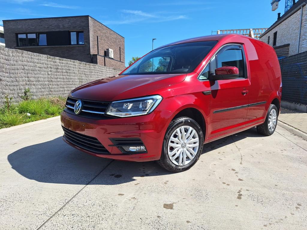 Volkswagen Caddy 1.4 TSI  125pk, Auto's, Bestelwagens en Lichte vracht, Volkswagen, Leder, Particulier, Trekhaak