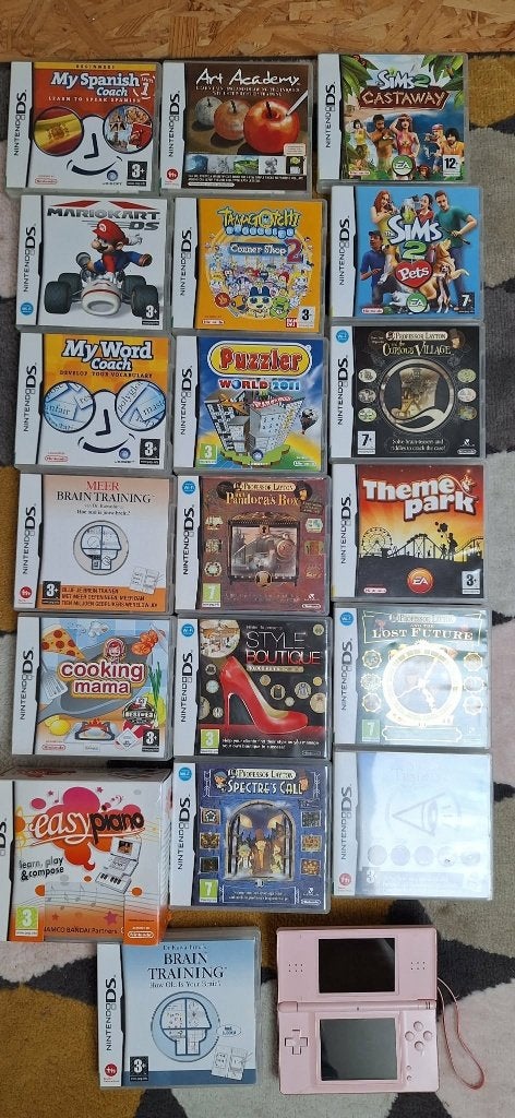 Nintendo DS, Games en Spelcomputers, Spelcomputers | Nintendo DS, Ophalen, DS Original of Phat, Roze, Gebruikt