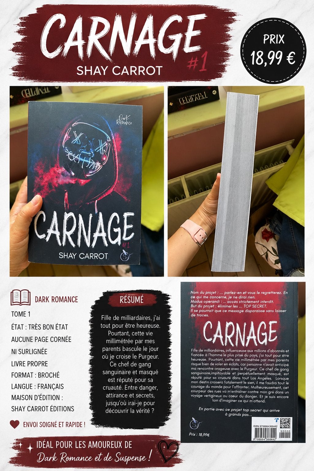 Carnage #1 – Shay Carrot, Enlèvement ou Envoi