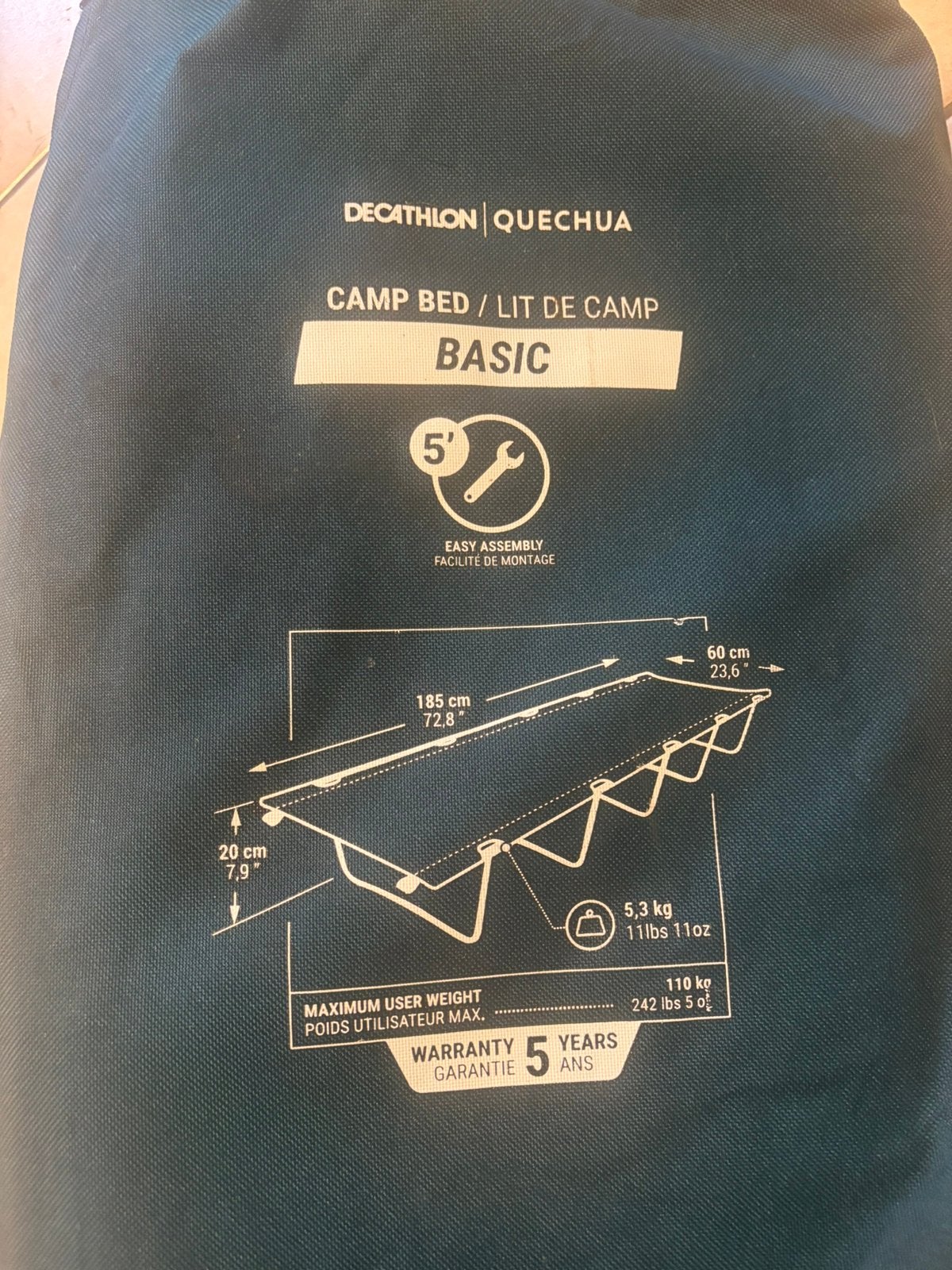 Camp Bed, Ophalen, Zo goed als nieuw