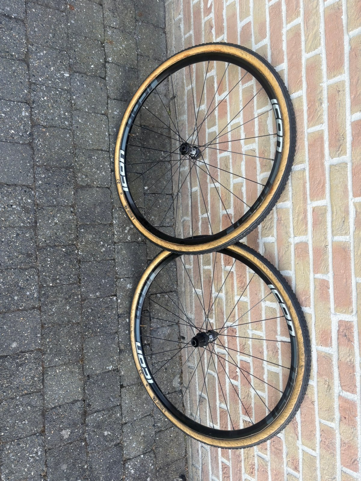 Icon tubewielen disc alu, Gebruikt, Aluminium, Racefiets, Ophalen