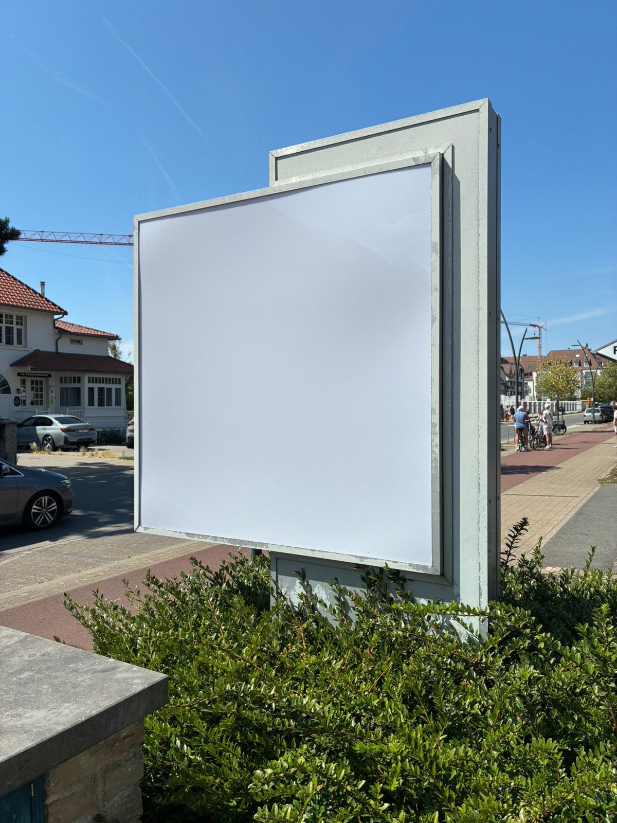 Verlicht reclamebord, Ophalen, Zo goed als nieuw, Reclamebord
