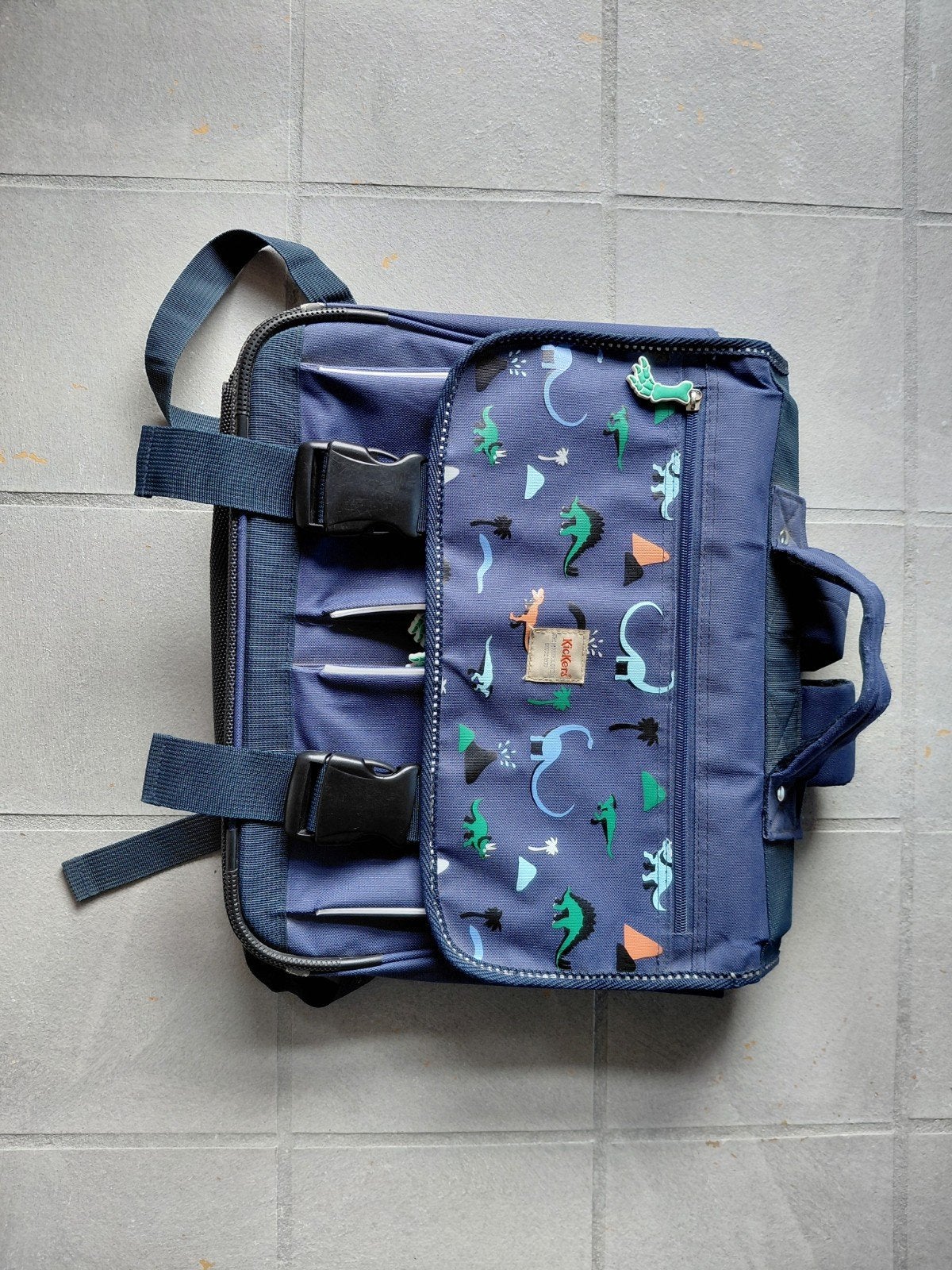 Boekentas Kickers 38b x 32h x 18d, Ophalen, Gebruikt, Blauw