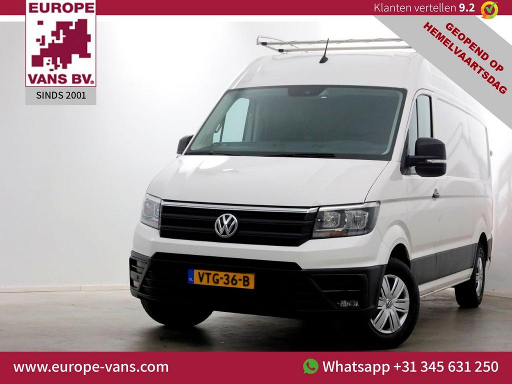 Volkswagen Crafter 35 2.0 TDI 140pk L3H3 (L2H2) Comfortline, Wit, Bedrijf, Onderhoudsboekje, Parkeersensor