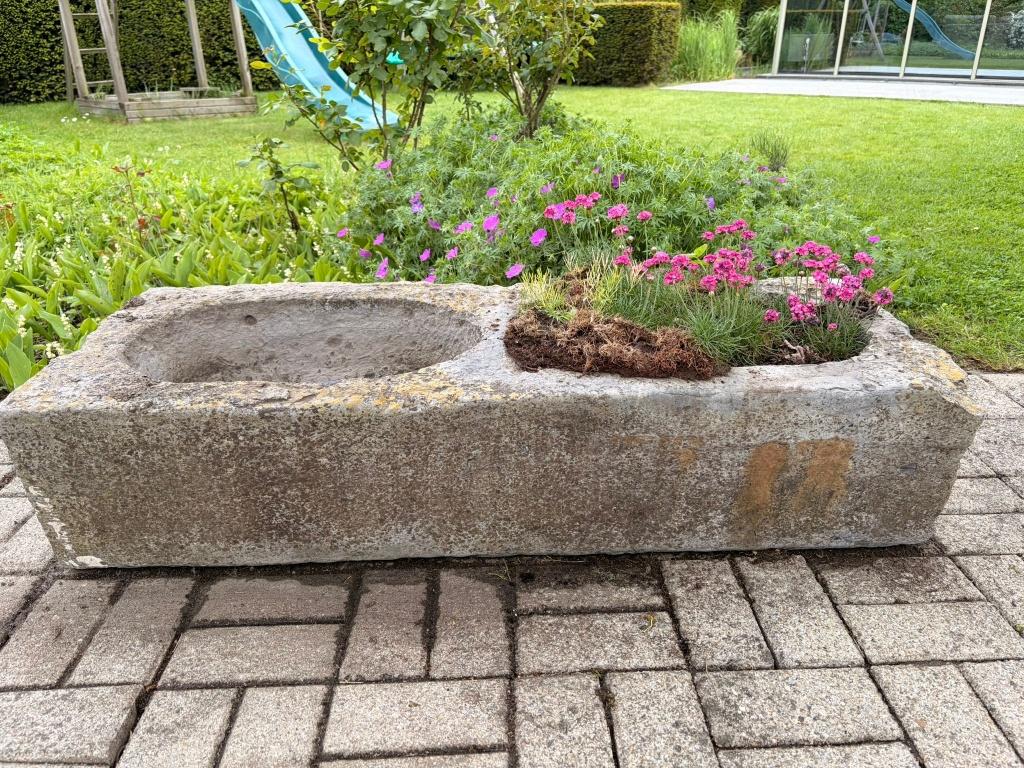 Massieve arduinen plantenbak - 130x50x30cm, Ophalen, Steen, Gebruikt, 100 cm of meer