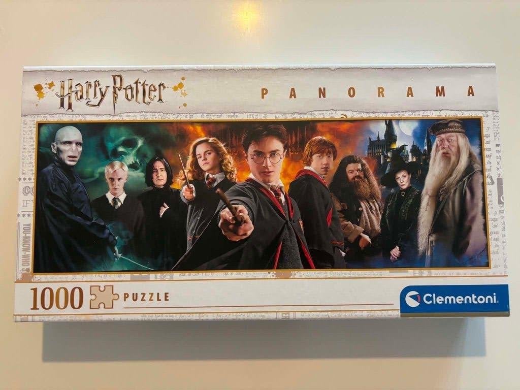 Harry Potter Panorama puzzel - Clementoni (1000 stukjes), Hobby en Vrije tijd, Ophalen, 500 t/m 1500 stukjes, Nieuw, Legpuzzel