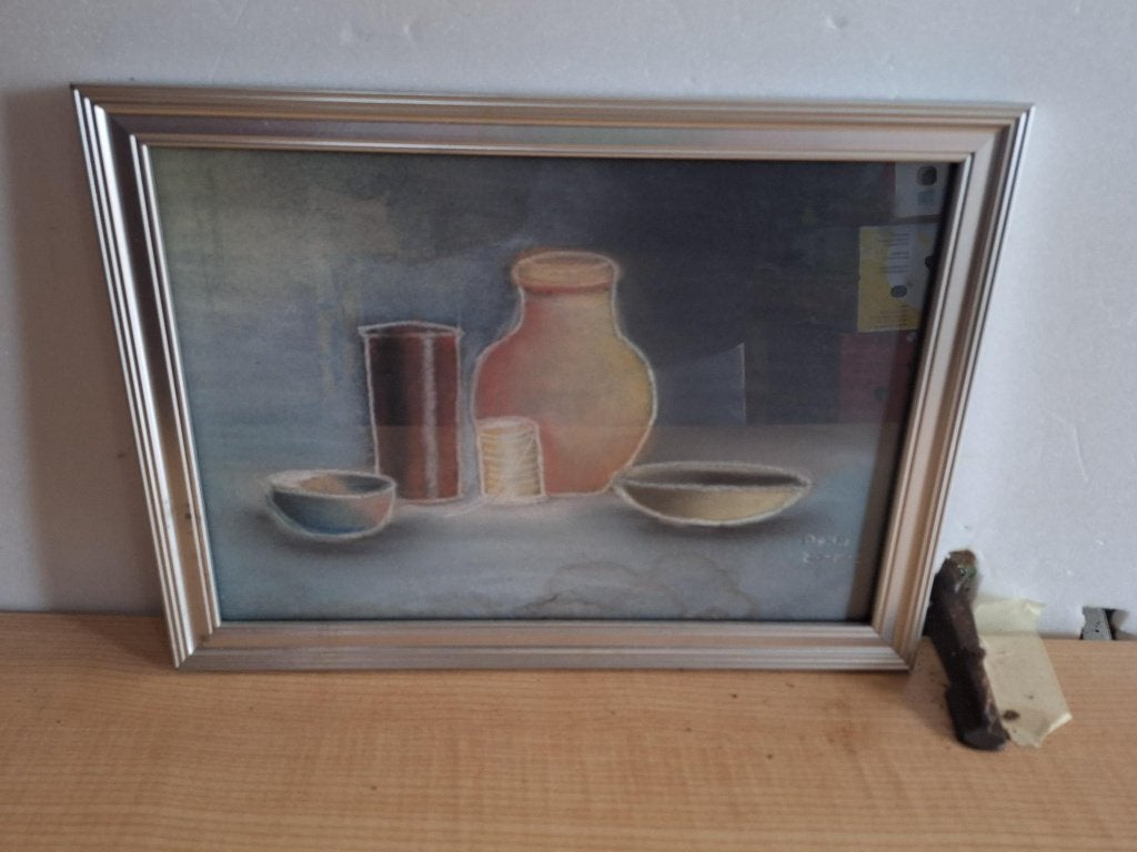 schilderij stilleven, Antiek en Kunst, Kunst | Schilderijen | Klassiek, Ophalen of Verzenden, Stilleven