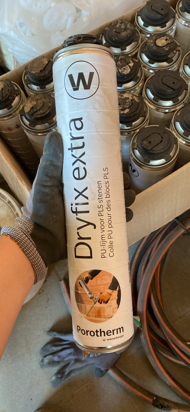 20 bussen dryfix extra pu-lijm voor pls steen, Enlèvement