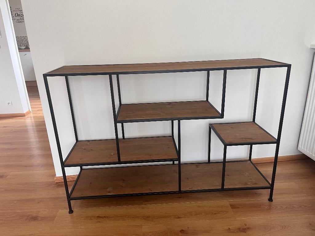 Barkast, Huis en Inrichting, Kasten | Buffetkasten, Ophalen, Met plank(en), Gebruikt, 100 tot 150 cm