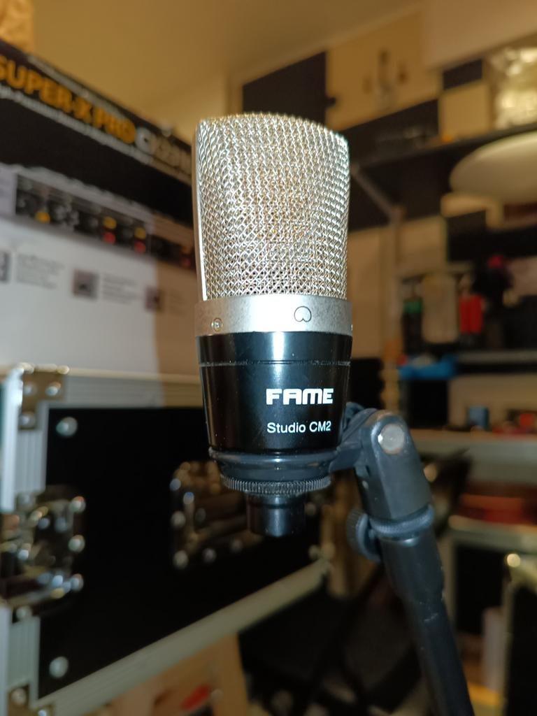 Fame cm2 condenser microphone, Muziek en Instrumenten, Ophalen, Zo goed als nieuw, Studiomicrofoon