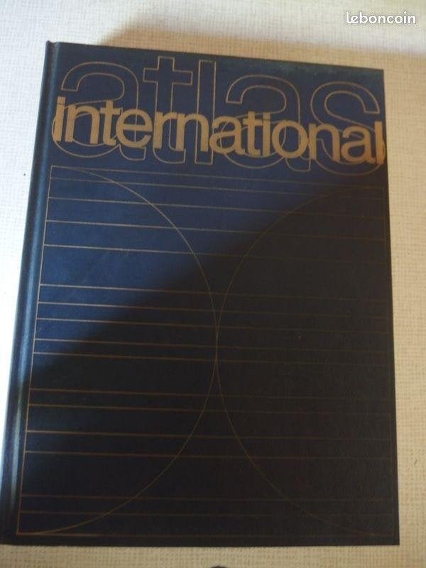atlas géant international, Boeken, Atlassen en Landkaarten, Ophalen, Europa Overig, 1800 tot 2000, Landkaart