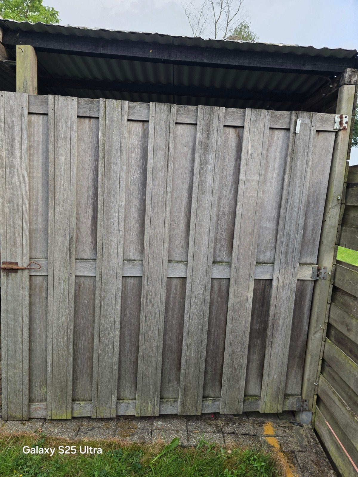 Houten poort in acasia hout, Tuin en Terras, Ophalen, Hout