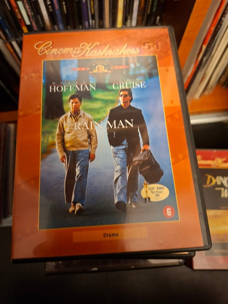 dvd - rain man, Cd's en Dvd's, Italiaans, Overige genres, Ophalen of Verzenden, Zo goed als nieuw