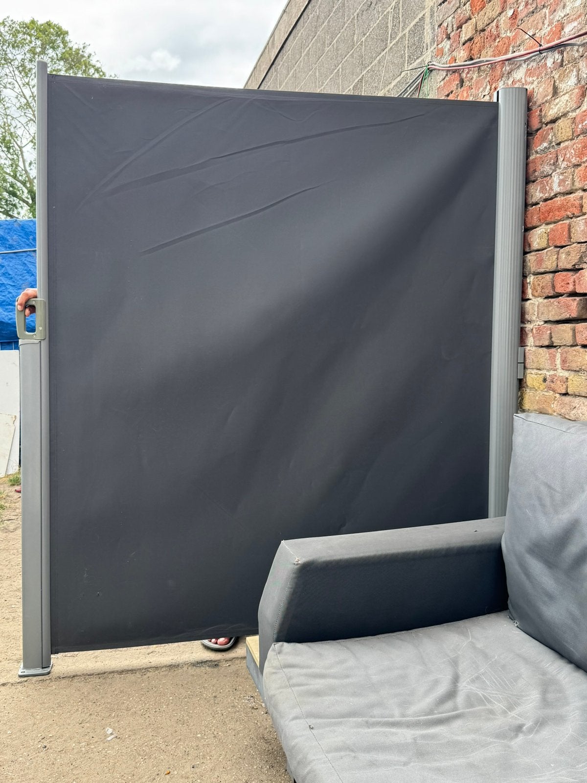 Windscherm, Tuin en Terras, Tuinschermen, Ophalen, Overige materialen, Gebruikt, 100 tot 150 cm