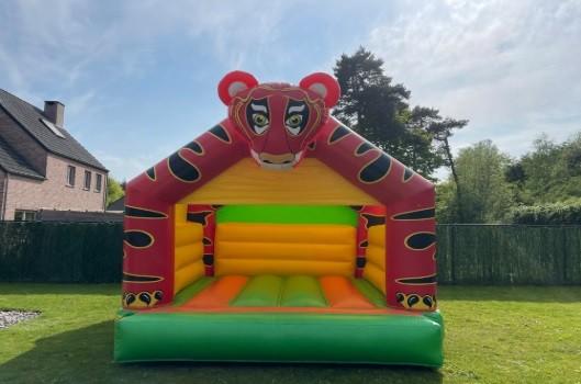 Springkasteel Tijger / Shere Khan, Kinderen en Baby's, Speelgoed | Buiten | Springkussens, Ophalen, Gebruikt