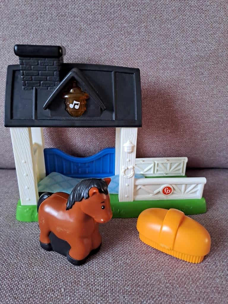 Fisher Price - Little People - paardenstal, Ophalen