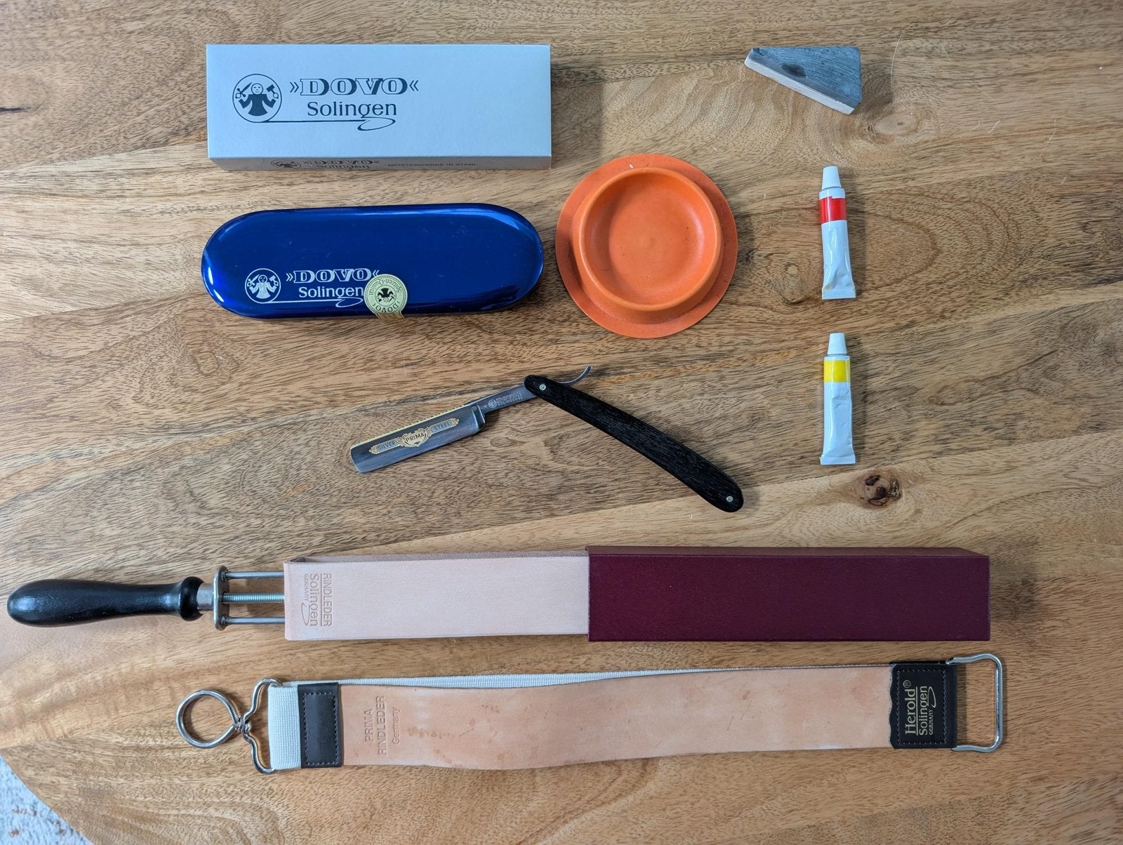 Scheerset straight razor baard Dovo, Enlèvement, Comme neuf