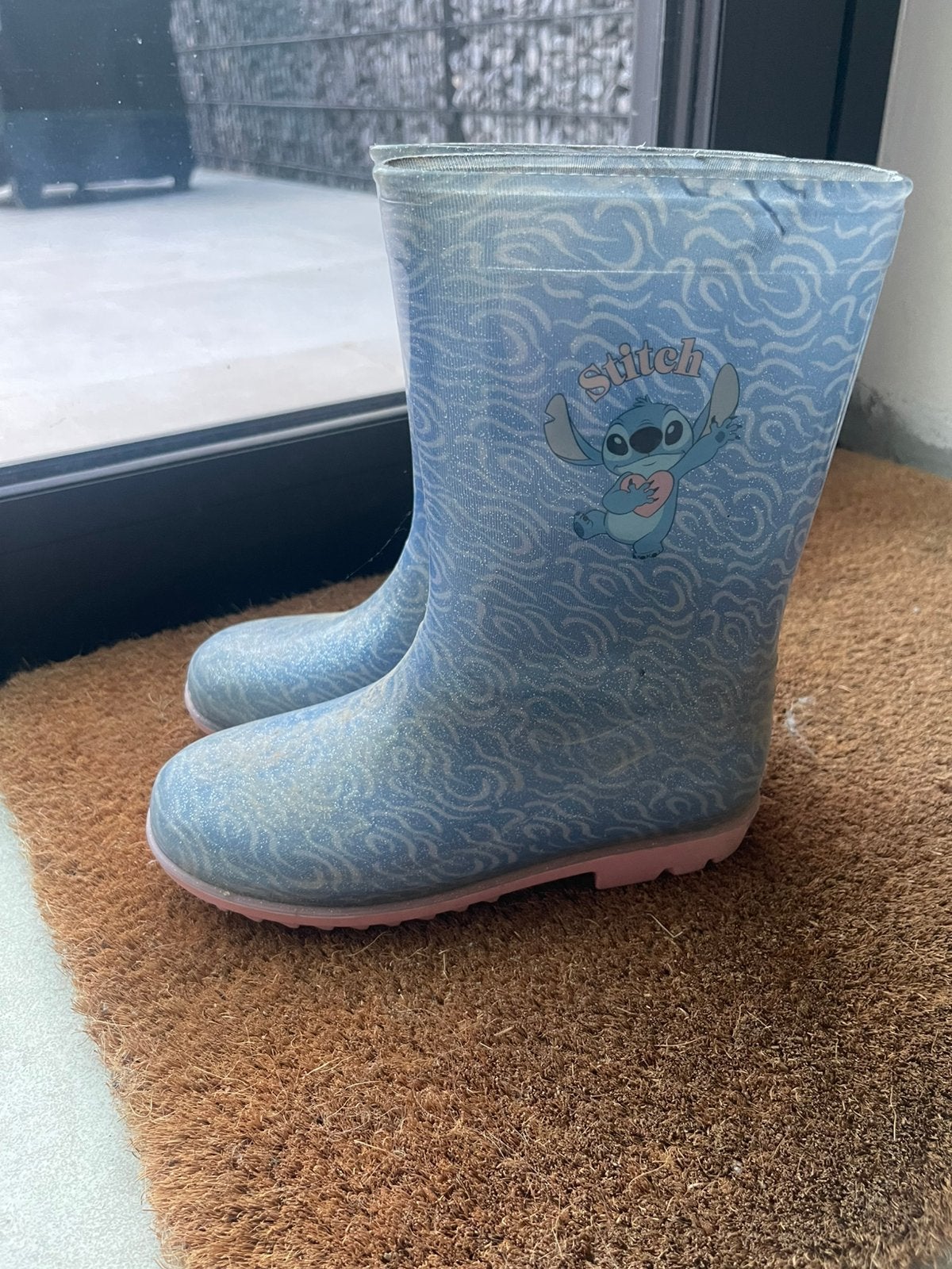 Bottes bleues Stitch taille 31, Enlèvement ou Envoi, Comme neuf, Bottes