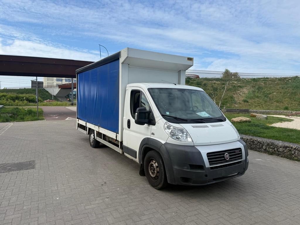 FIAT DUCATO 3.0 D MEUBELBAK 2009 110000KM TIP TOP IN ORDE, Auto's, Voorwielaandrijving, Stof, USB, Wit