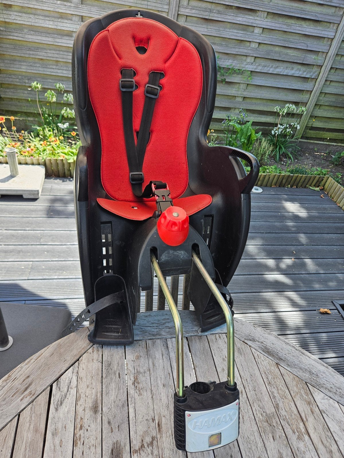 Fietsstoeltje (Hamax sleepy), Ophalen