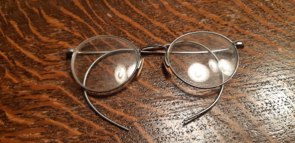 Lunettes anciennes 1920-1930, Enlèvement ou Envoi, Utilisé