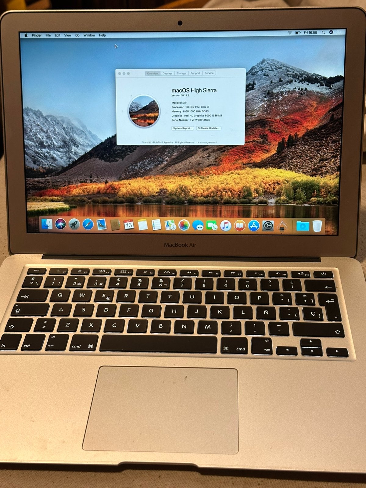 Macbook air. Amper gebruikt, Computers en Software, Ophalen, Zo goed als nieuw, MacBook