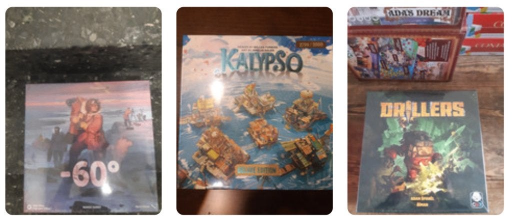Boardgames Kalypso/Ada's dream/-60/..., Hobby en Vrije tijd, Een of twee spelers, Ophalen of Verzenden, Nieuw, Andere